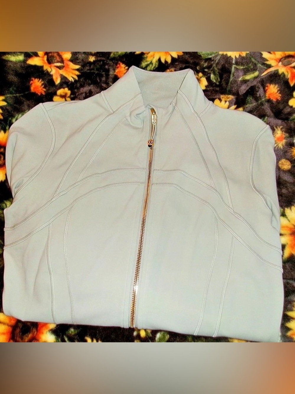 Lululemon Define Jacket *Nulu Fog Green/Gold